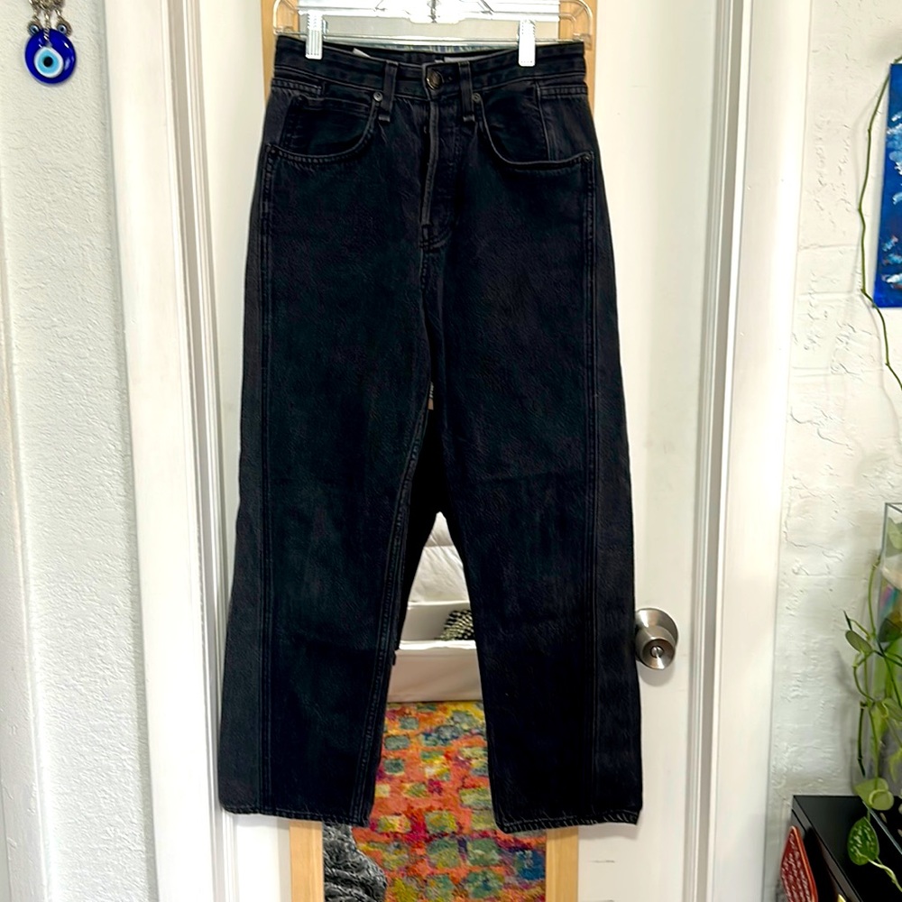 Rag & Bone Maya High Waist Ankle Crop Slim Jeans